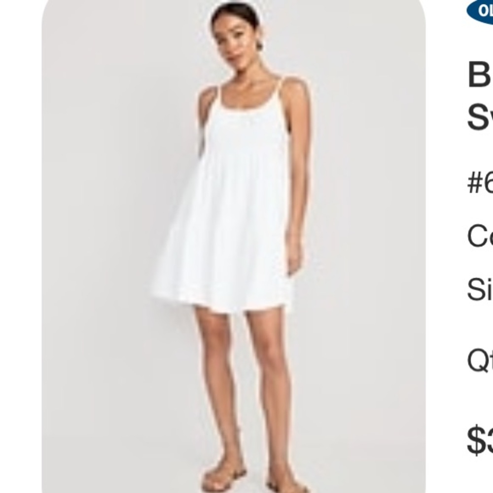 Old Navy tiered dress.  XSP